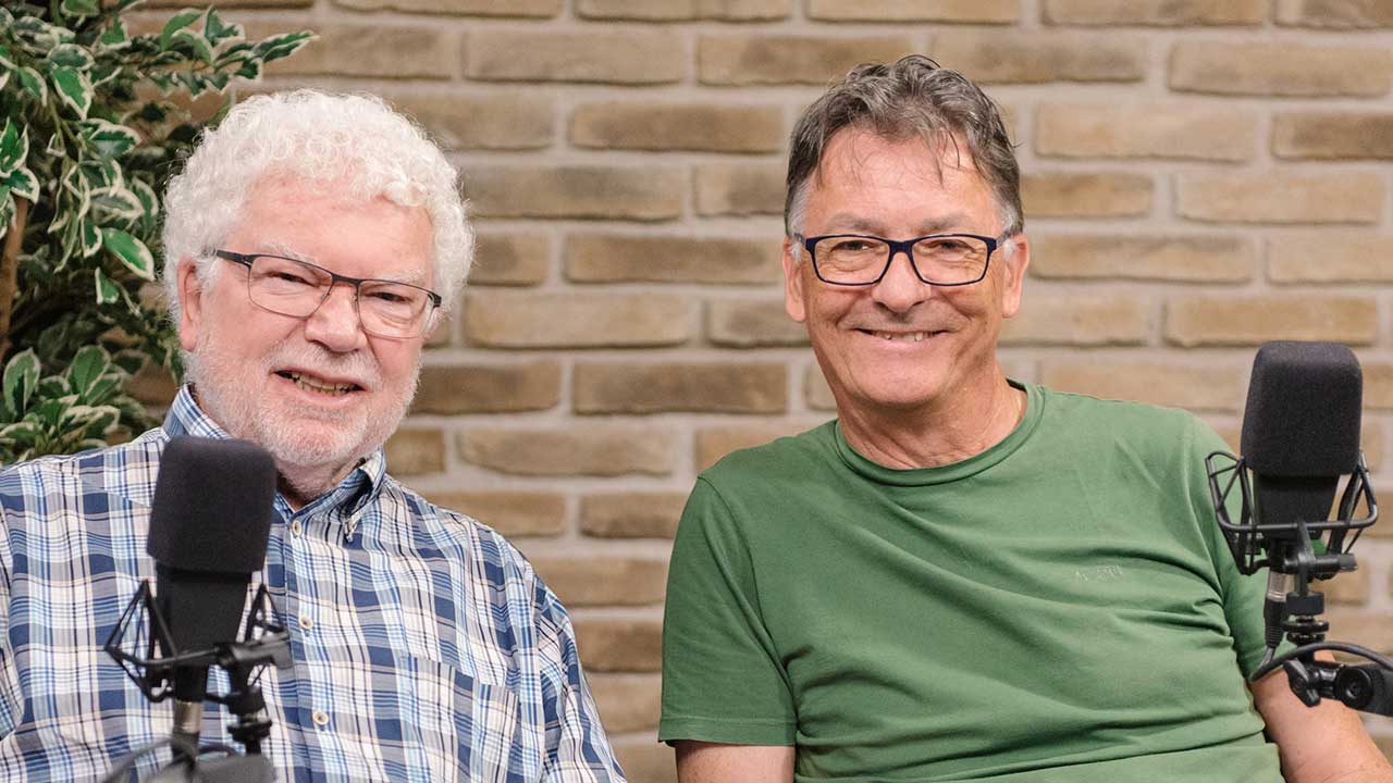 Wolfgang Steinseifer (erster Online-Redaktor ERF Medien) und Mario Dall’Oglio (Leiter Online-Abteilung)