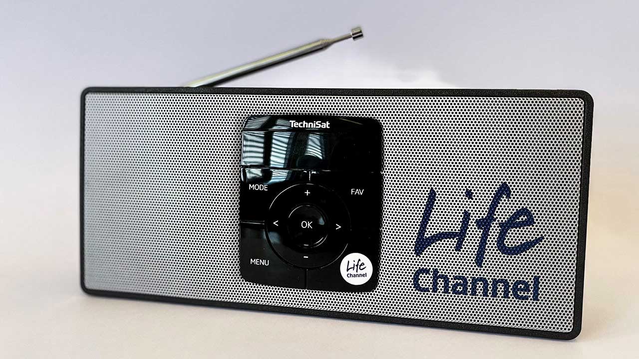 DAB+-Radio mit Life-Channel-Branding