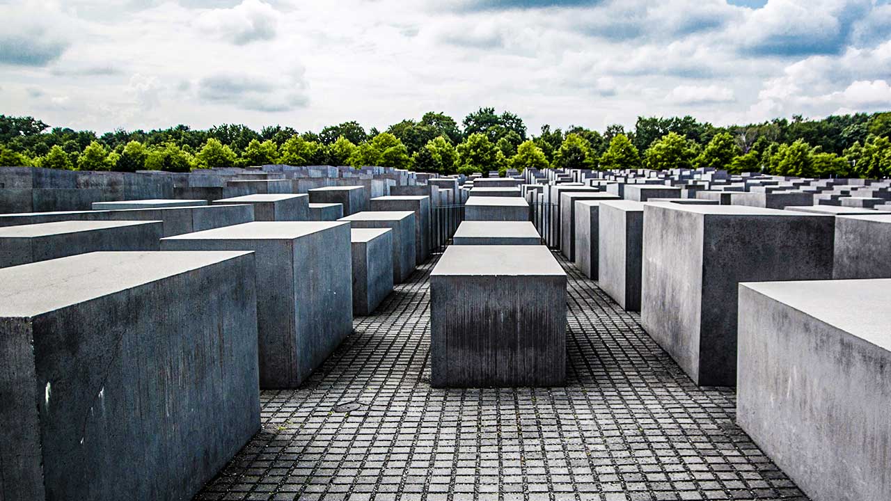 Gedenksteine des Holocaust-Mahnmals in Berlin