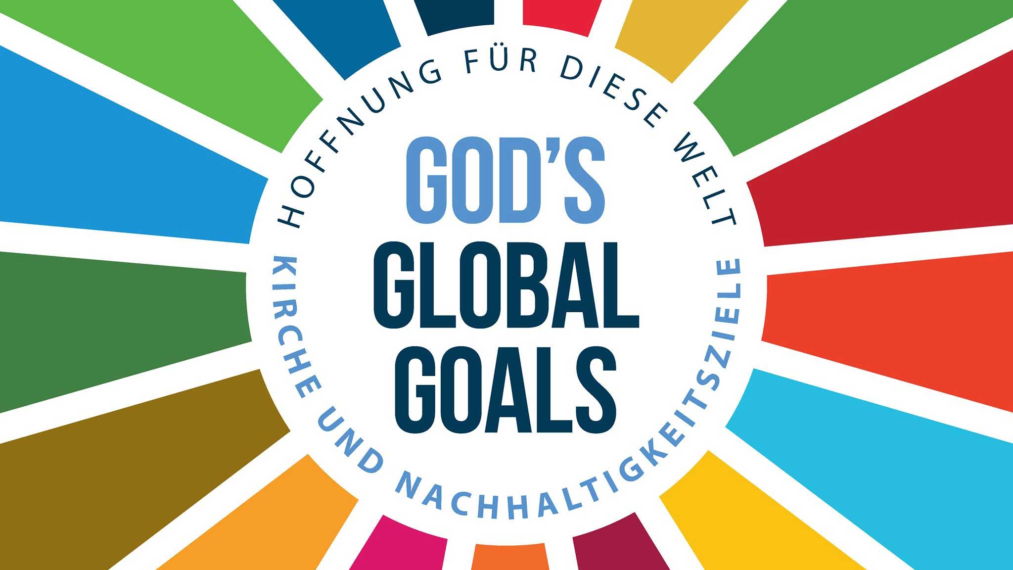 Logo der StopArmut-Konferenz 2022 zu «God’s Global Goals»