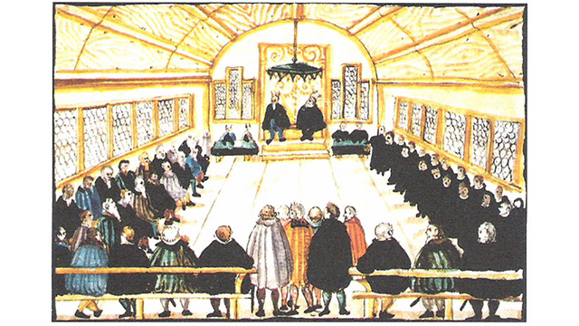 Täuferdisputation 1525 im Zürcher Rathaus