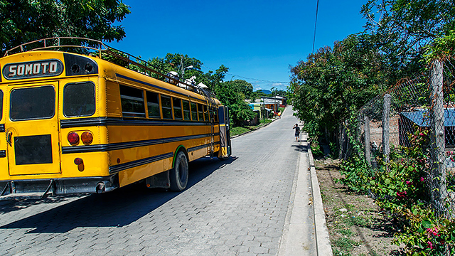 Bus in Nicaragua