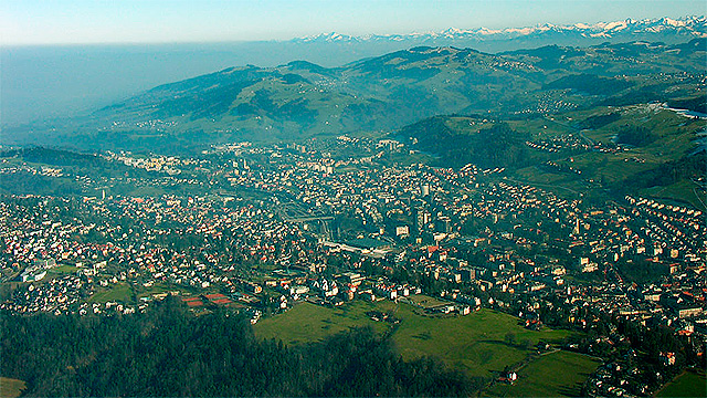 Luftaufnahme St. Gallen